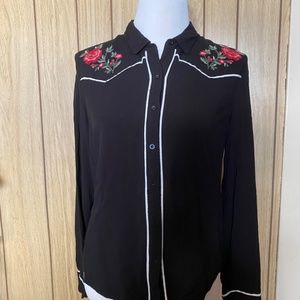 Western style rayon shirt
